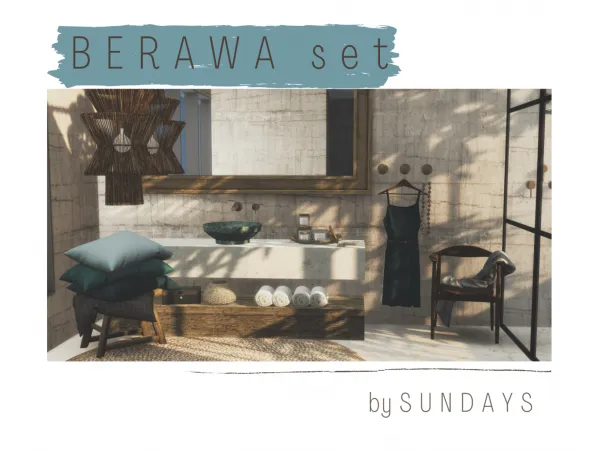 Alpha B E R A W A - The Sims 4 Custom Content