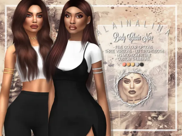 Mix Body Chain No2 - The Sims 4 Custom Content