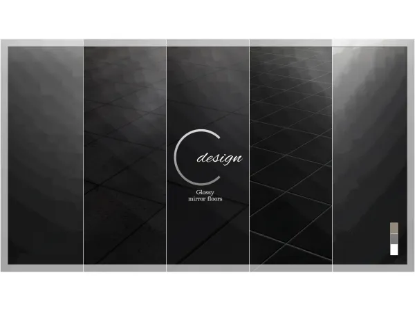 Alpha Glossy Mirror Floors by simsfinds - The Sims 4 Custom Content