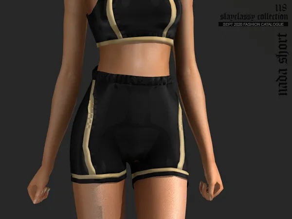 Alpha SC118 Nada short - The Sims 4 Custom Content
