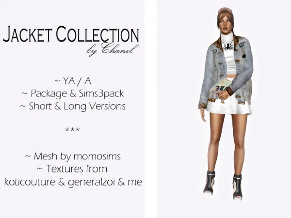 Jacket Collection by simsfinds - The Sims 3 Custom Content