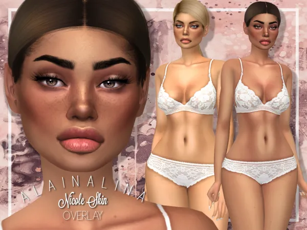 Maxis Match Nicole Skin - The Sims 4 Custom Content