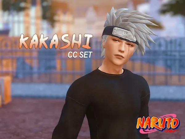 Maxis Match Kakashi - The Sims 4 Custom Content