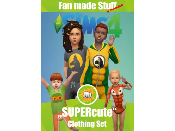 Maxis Match SUPERcute Clothing Set by - The Sims 4 Custom Content
