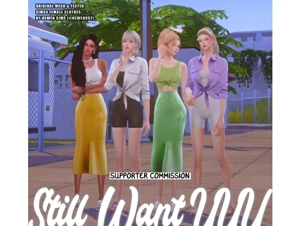 Alpha Still Want UUU by newen092 - The Sims 4 Custom Content