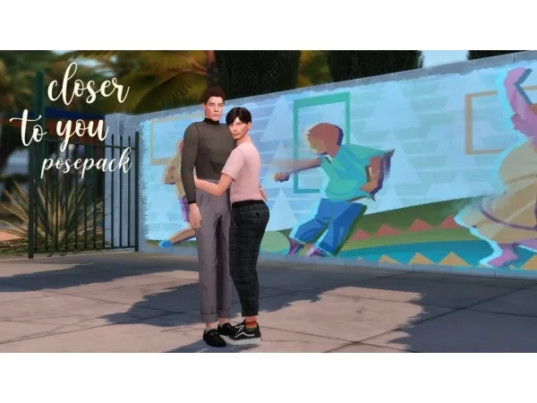 Alpha Closer To You Posepack - The Sims 4 Custom Content