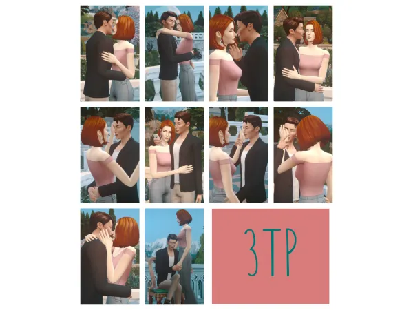 Maxis Match Random Romance Pose Pack - The Sims 4 Custom Content