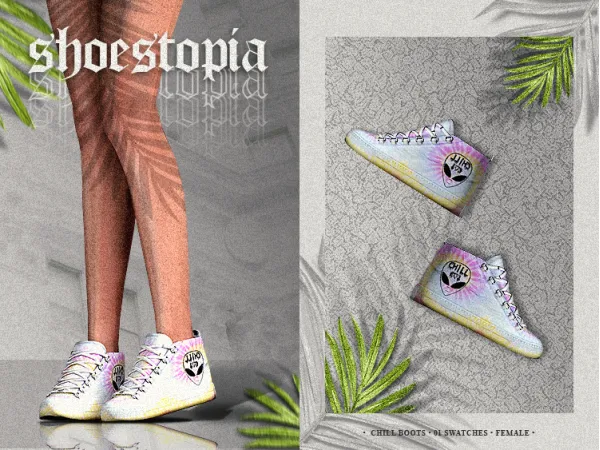 Alpha shoestopia chill shoes - The Sims 4 Custom Content