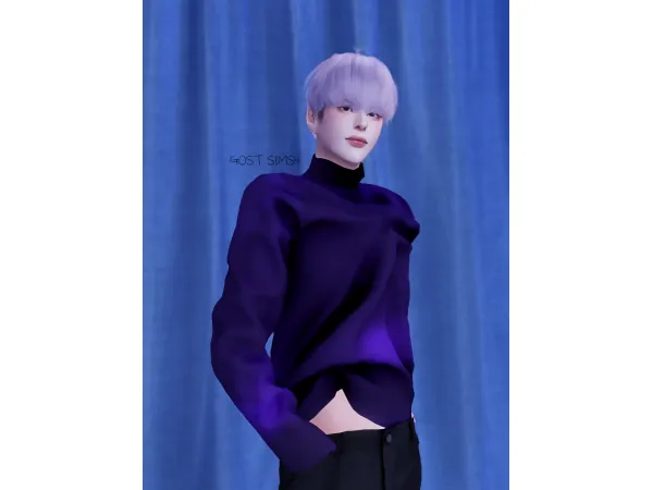 Alpha GOST outfit by simsfinds - The Sims 4 Custom Content