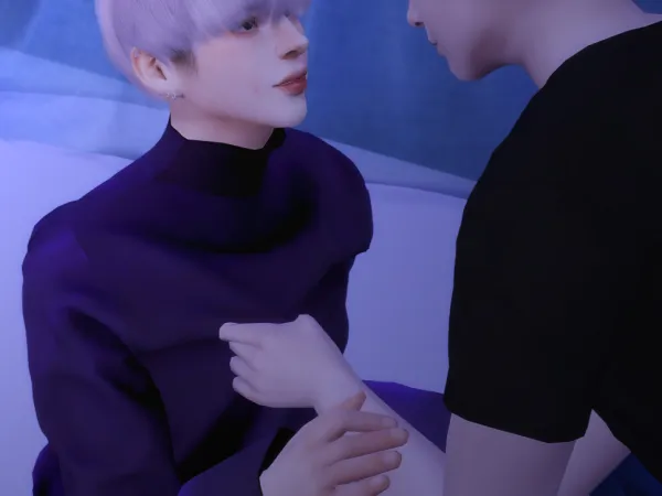 Alpha GOST SIMS4_COUPLE POSE I - The Sims 4 Custom Content