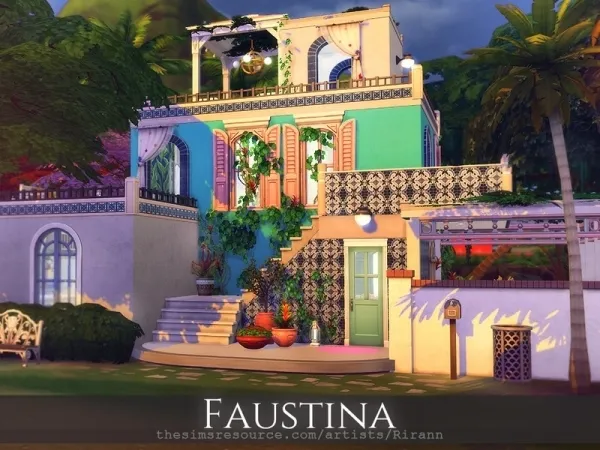 Maxis Match Rirann's Faustina - The Sims 4 Custom Content