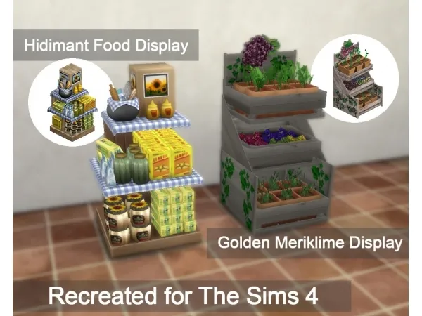 Maxis Match Retail Display Shelves by simsfinds - The Sims 4 Custom Content