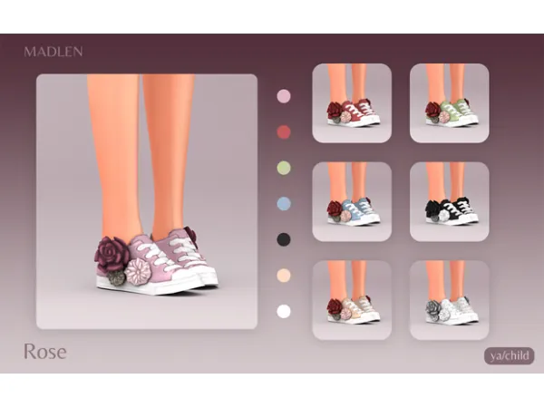 Maxis Match Madlen Rose Sneakers - The Sims 4 Custom Content