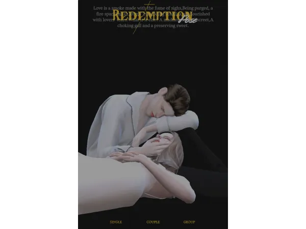 Alpha Redemption Pose - The Sims 4 Custom Content