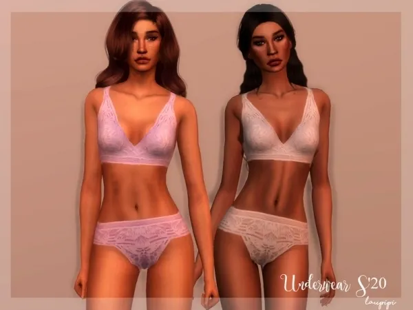 Mix laupipi's Underwear S20 02 - The Sims 4 Custom Content