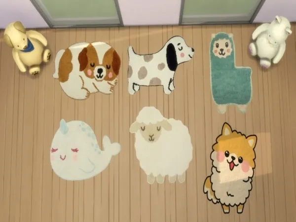 Alpha PastelStyle's Soft Rugs 0 - The Sims 4 Custom Content