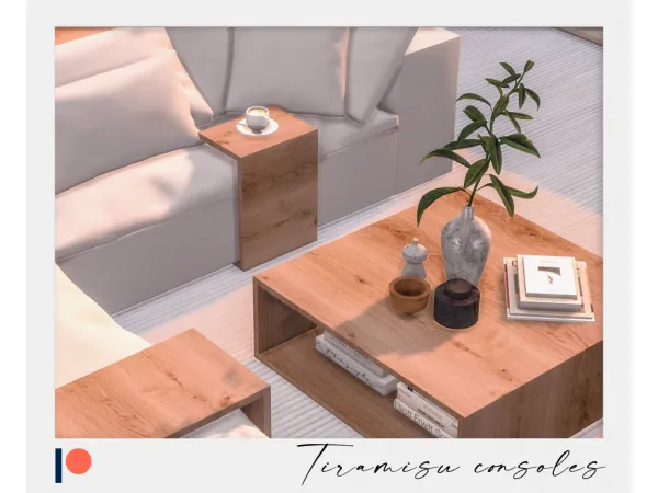 Alpha Tiramisu consoles 9 by winner - The Sims 4 Custom Content