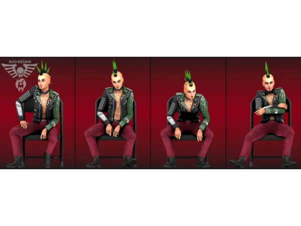 Maxis Match Nasty guy poses - The Sims 4 Custom Content