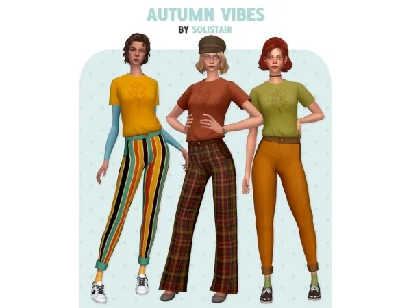 Maxis Match solistair Autumn Vibes Pack - The Sims 4 Custom Content