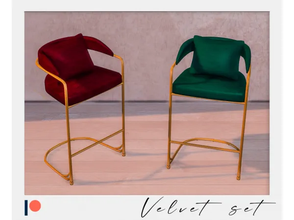 Alpha winner 9 Velvet set - The Sims 4 Custom Content