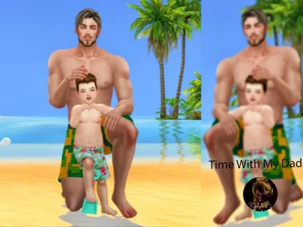 Mix couquett's Time with My Dad - The Sims 4 Custom Content