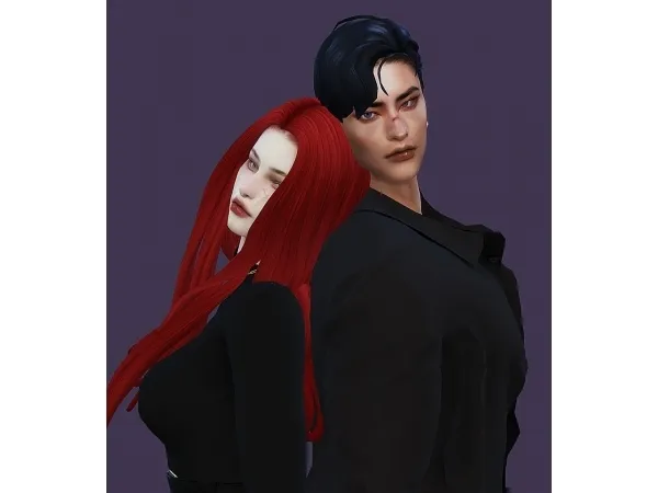 Alpha Couple poses by Ohwa - The Sims 4 Custom Content