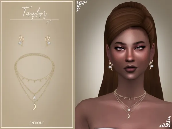 Maxis Match [EnriqueS4] Taylor Set - The Sims 4 Custom Content