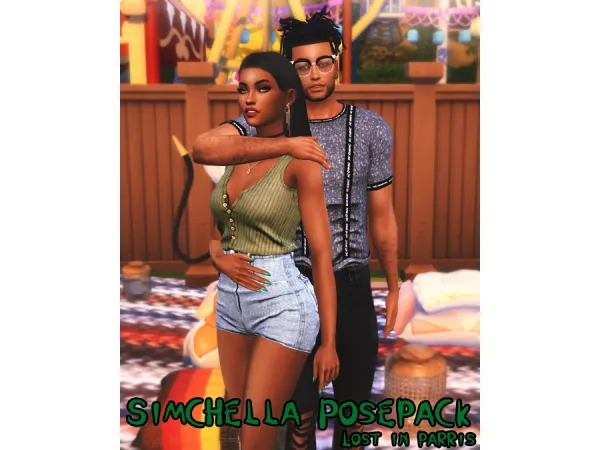 Maxis Match Posepack Simchella by lostinparris - The Sims 4 Custom Content