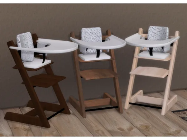 Mix Tripp Trapp Toddler Chair sims by Nordica - The Sims 4 Custom Content