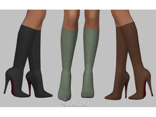 Maxis Match Montana Boots - The Sims 4 Custom Content