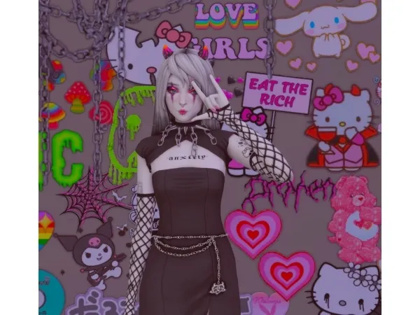 Maxis Match Random Stickers - The Sims 4 Custom Content