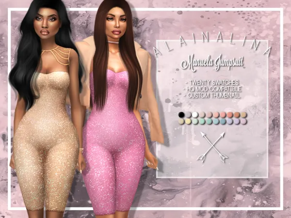 Maxis Match Manuela Jumpsuit - The Sims 4 Custom Content