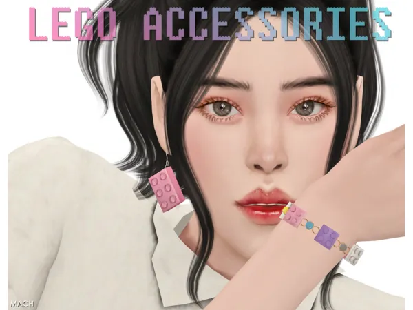 Alpha [mach] Lego Accessories - The Sims 4 Custom Content