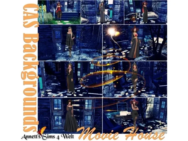 Alpha CAS Backgrounds Movie House - The Sims 4 Custom Content
