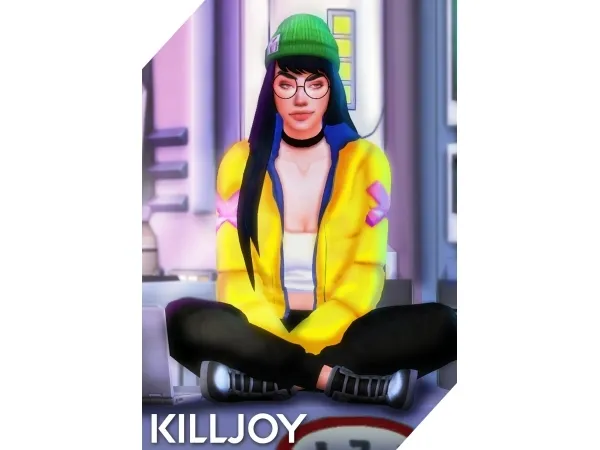 Maxis Match VALORANT KILLJOY recolor set sim - The Sims 4 Custom Content