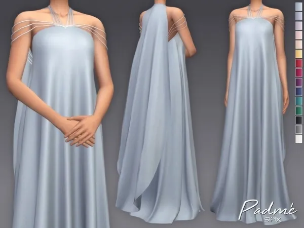 Mix Padme Amidala dress by Sifix - The Sims 4 Custom Content