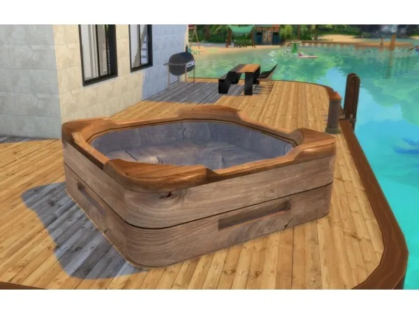 Alpha Jacuzzi sims by nordica - The Sims 4 Custom Content