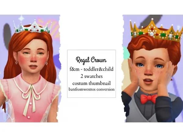 Maxis Match Regal Crown Conversion Simmer by NekoChan - The Sims 4 Custom Content