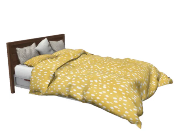 Alpha Nora Bed sims by Nordica - The Sims 4 Custom Content