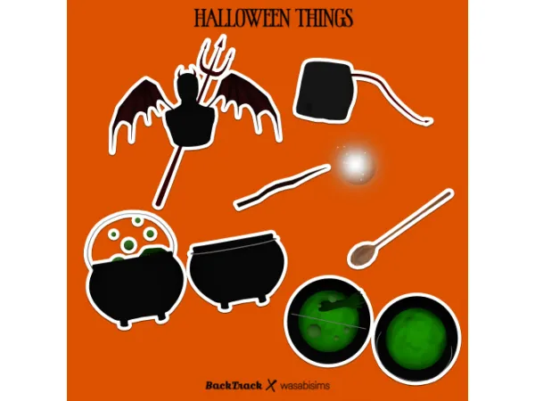 Halloween Things Set - Collab with wasabisims - backtrack part