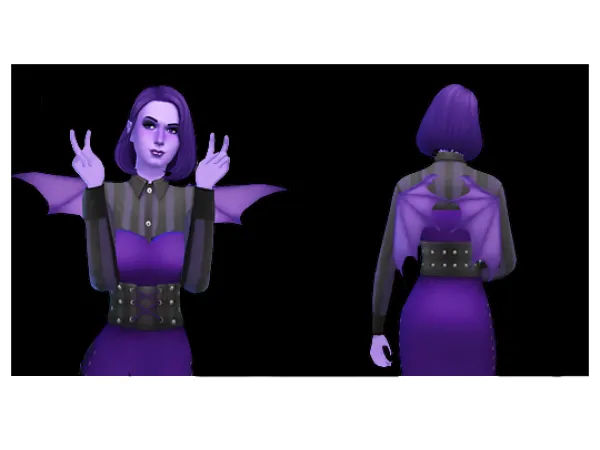 Maxis Match Gerbithats Batty Wings Recoloured - The Sims 4 Custom Content