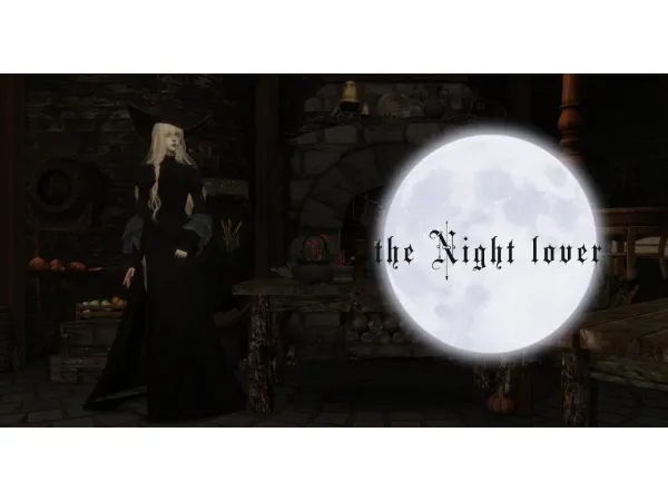 Alpha halloween gift dark souls Ⅲ dark witch fox by kaguya - The Sims 4 Custom Content