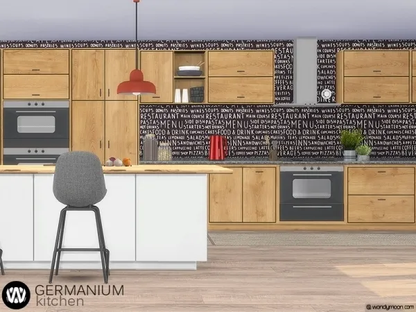Alpha wondymoon's Germanium Kitchen Part II - The Sims 4 Custom Content