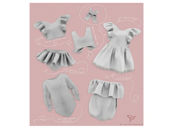 Alpha Turminha Toddler Collection I by Nightingale Sims - The Sims 4 Custom Content
