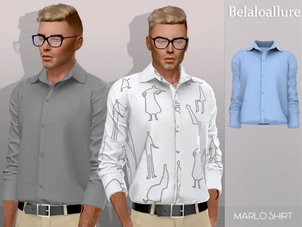Alpha BELALOALLURE MARLO SET - The Sims 4 Custom Content