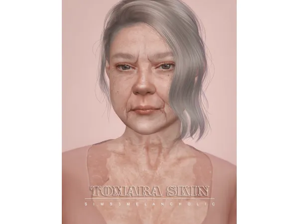 Alpha Tomara skin by sims3melancholic - The Sims 4 Custom Content