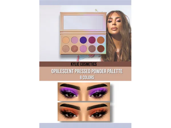 Alpha KKW OPALESCENT COLLECTION PALETTE - The Sims 4 Custom Content