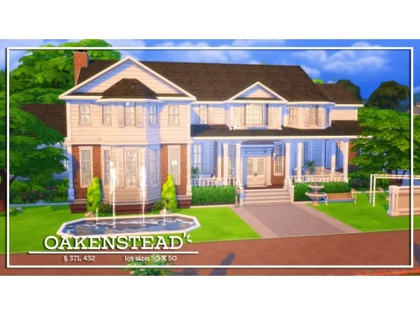 Maxis Match OAKENSTEAD by simsfinds - The Sims 4 Custom Content