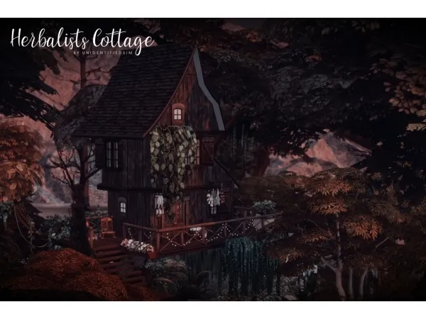 Maxis Match A Herbalists Cottage - The Sims 4 Custom Content