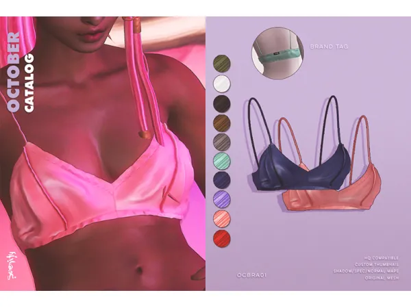 Alpha OC Bra01 - The Sims 4 Custom Content